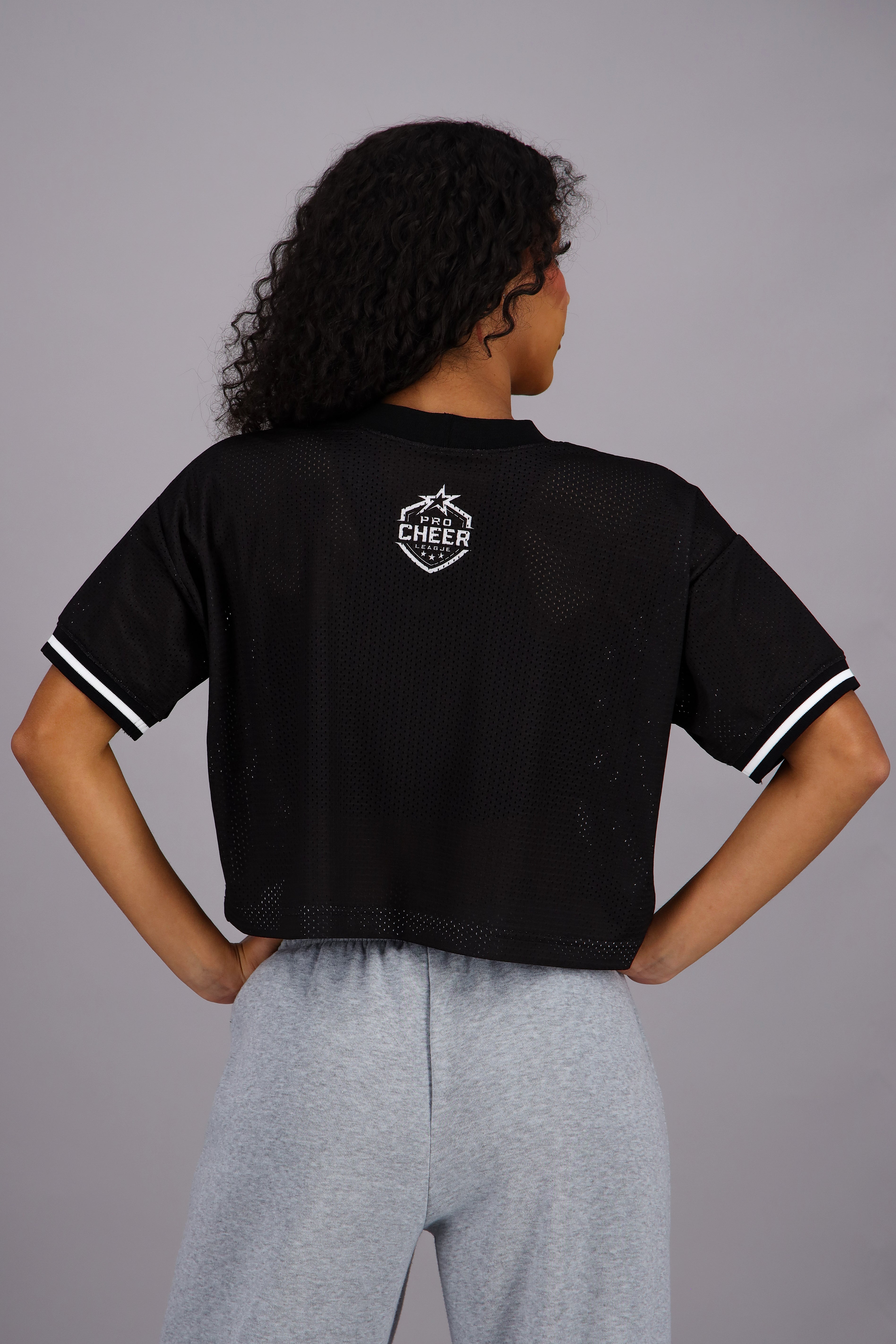Atlanta Air Mesh Crop Pullover