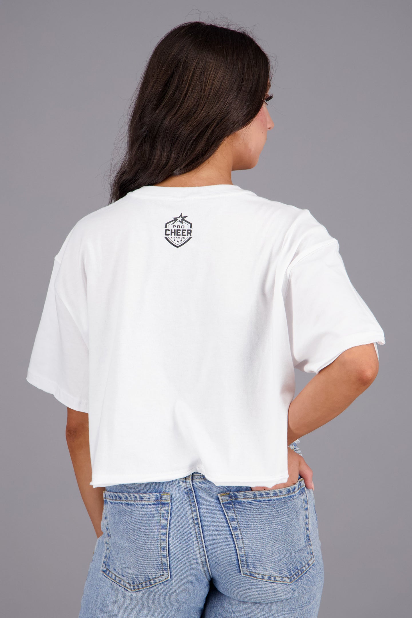 Golden State Grit White Crop Tee
