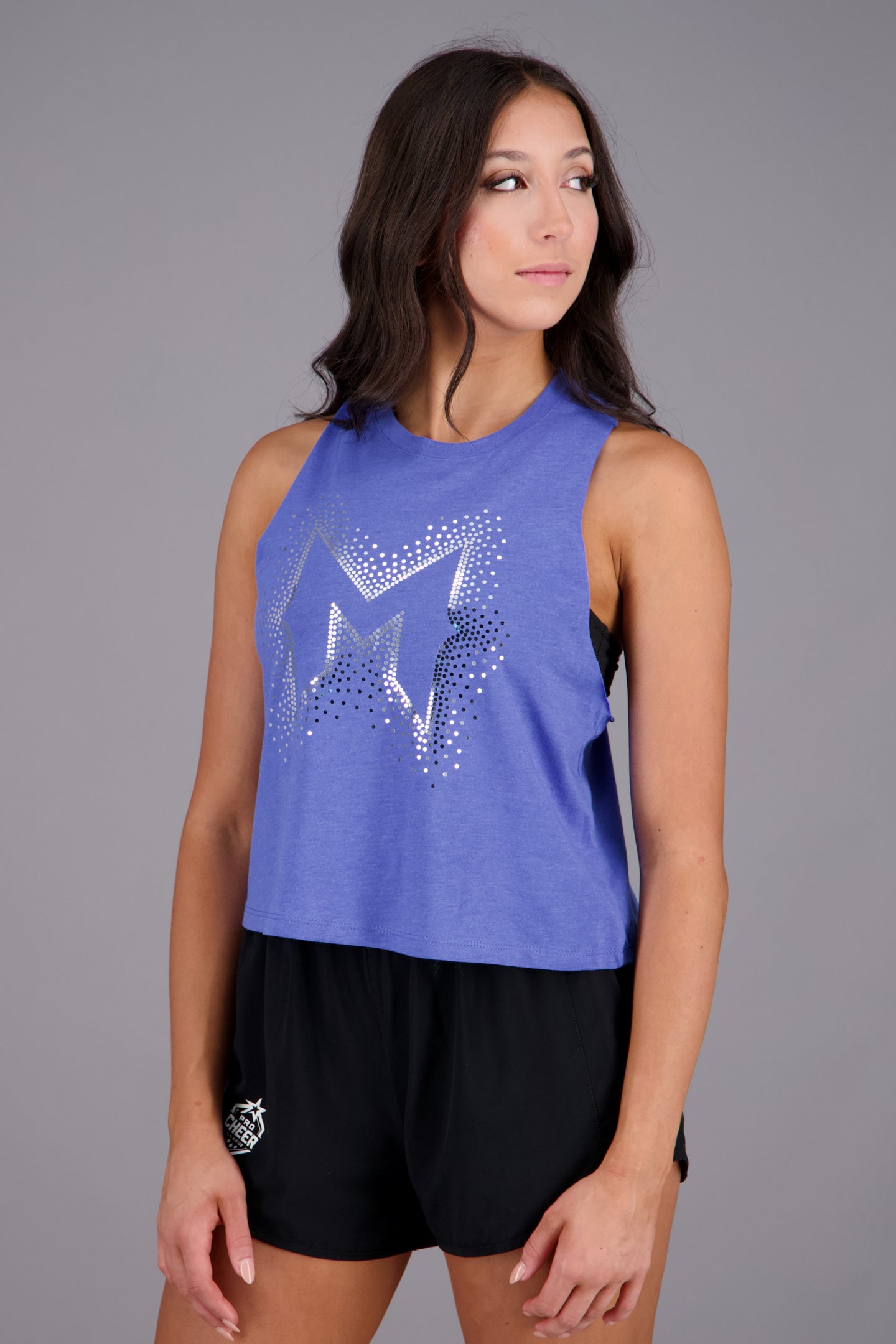 Miami Metal Shine Crop Tank
