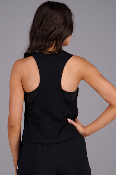 Golden State Grit Shine Crop Tank