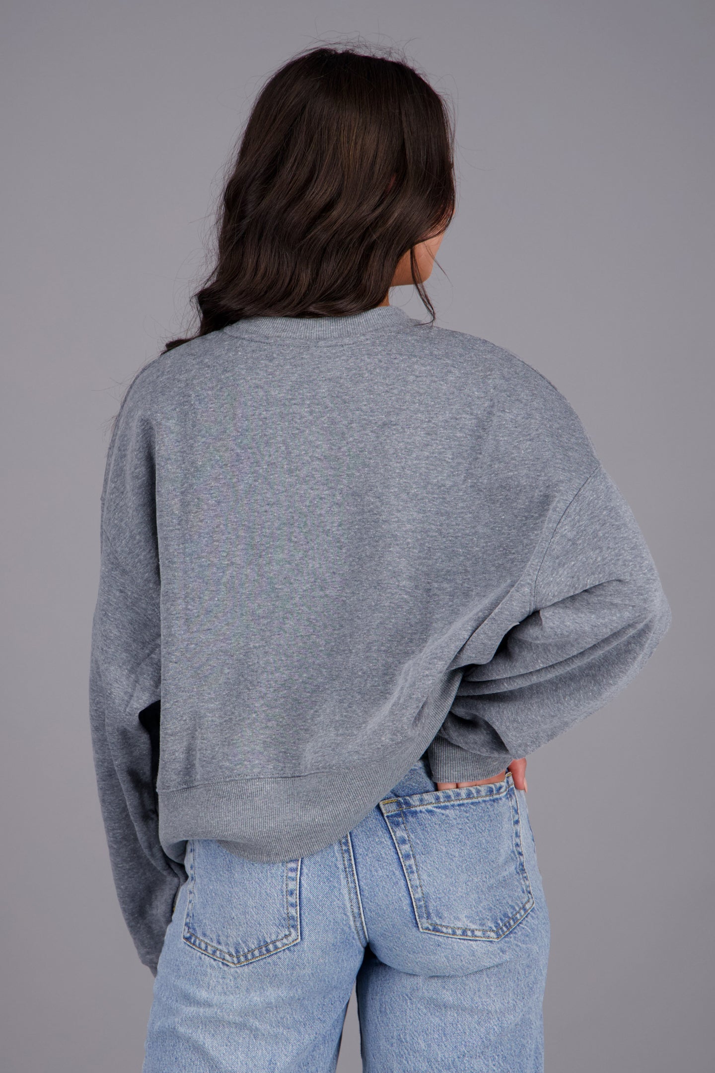 Golden State Grit Shine Crop Sweat
