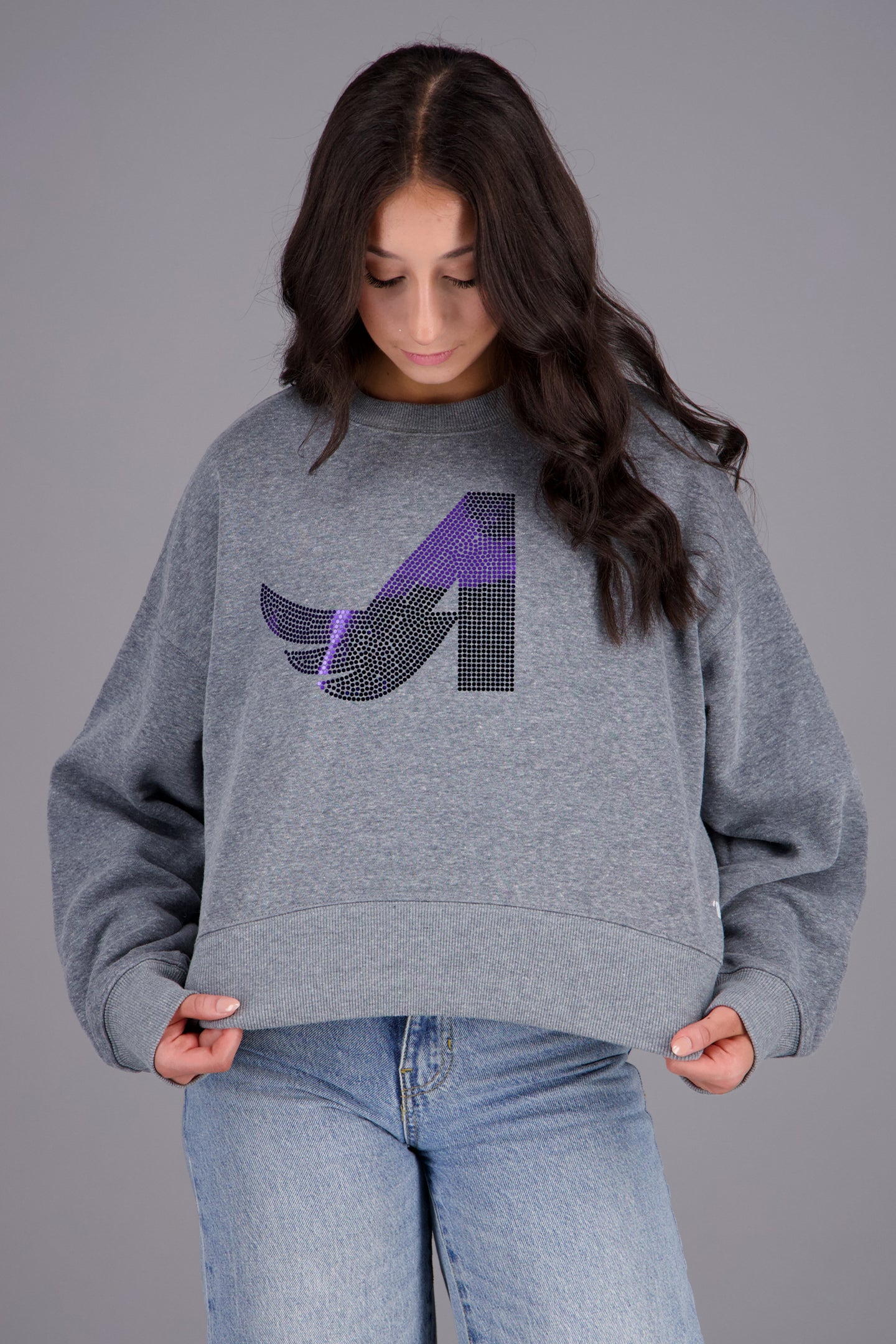 Atlanta Air Shine Crop Sweat