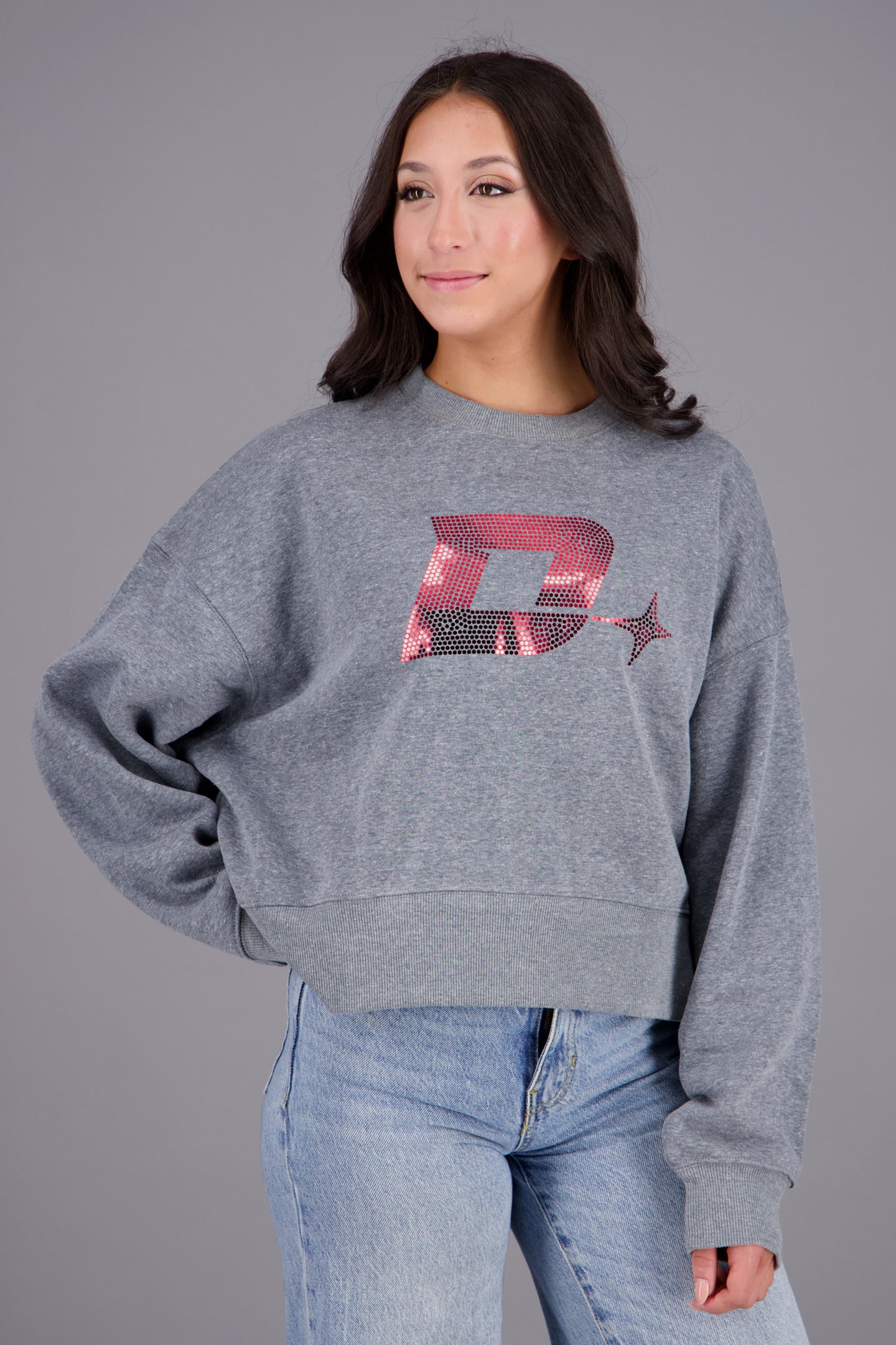 Dallas Shine Crop Sweat