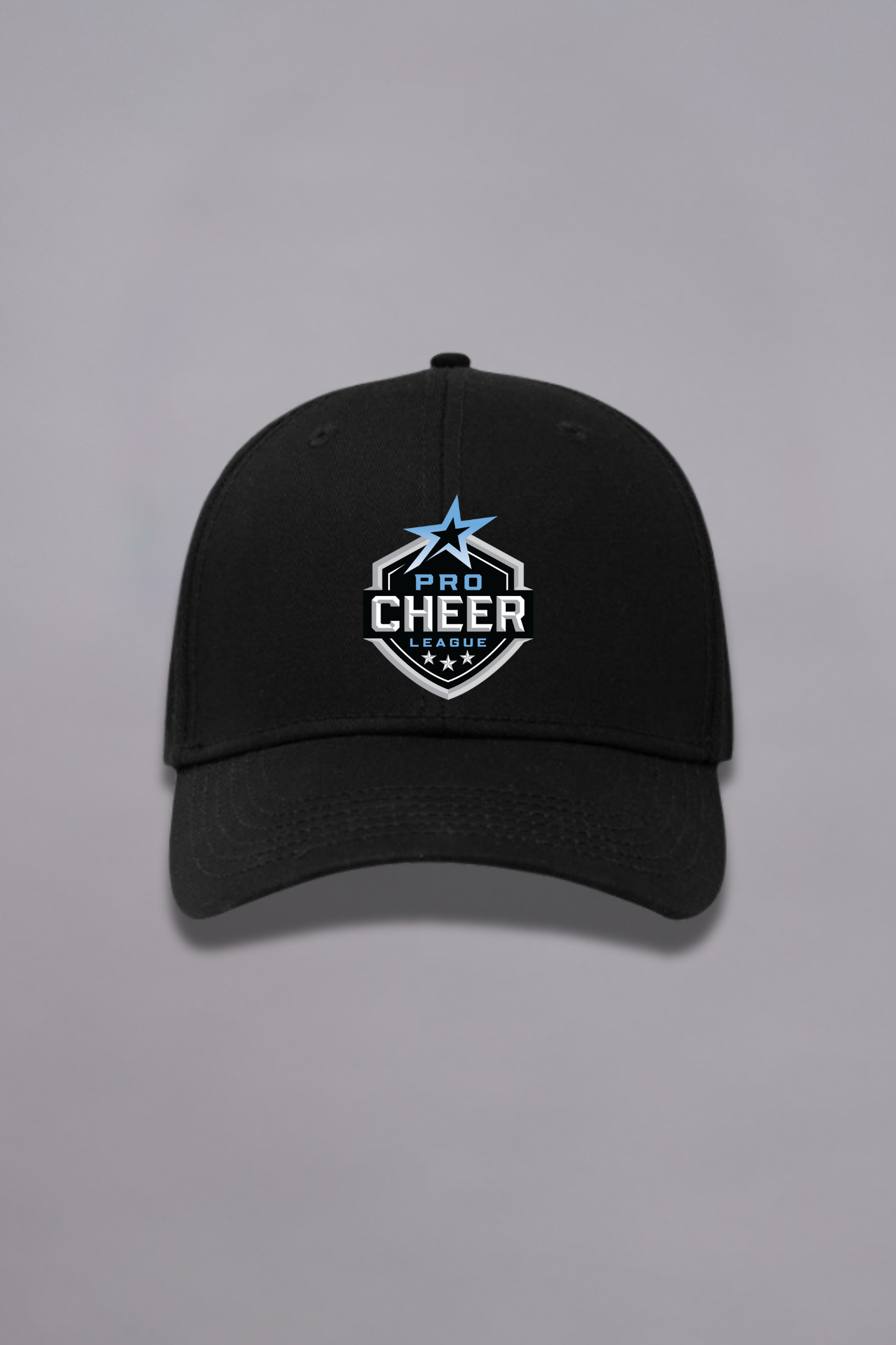 Pro Cheer League Black Classic Ball Cap