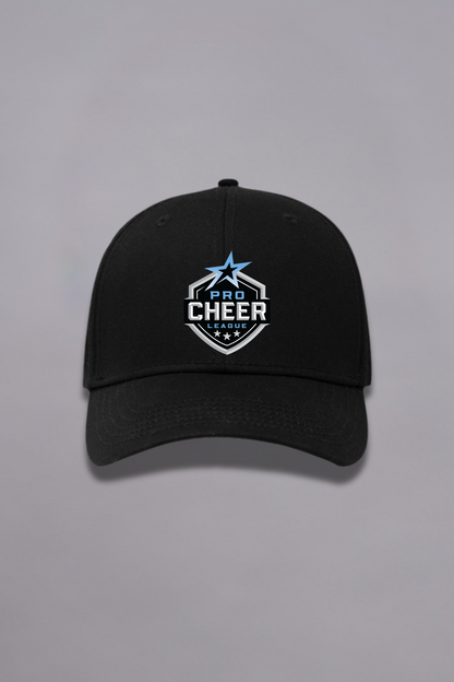 Pro Cheer League Black Classic Ball Cap