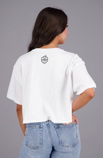 Atlanta Air White Crop Tee