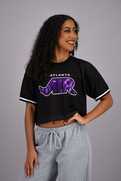 Atlanta Air Mesh Crop Pullover